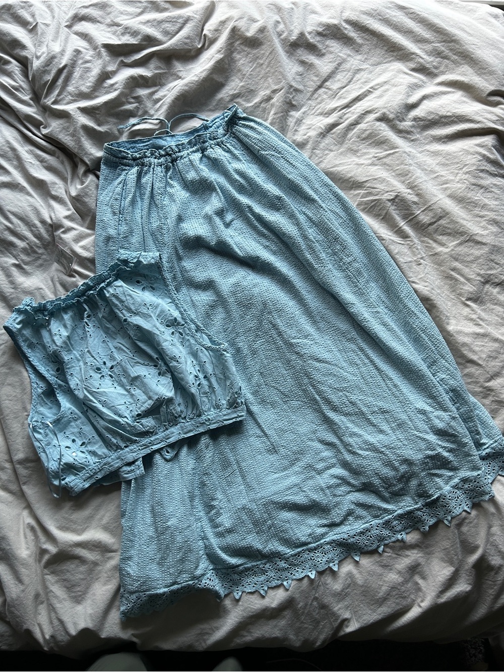 Free People Light Blue Skirt Set - Picture 5 of 5